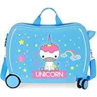 Roll Road Little Me Maleta Infantil Azul 50x38x20 cms Rígida ABS Cierre combinación 34L 2-1Kgs 4 Ruedas Equipaje de Mano
